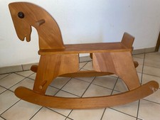 Schaukelpferd aus Holz massiv Eigenbau