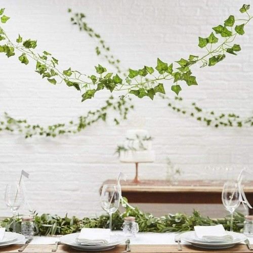 Artificial Ivy Leaf Fake False Hanging Trailing Plant Garden Outdoor Party Decor - Picture 12 of 15