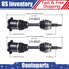 Fits 1997 1998 1999 Dodge Dakota Durango 4WD Front Left and Right CV Axle Shaft