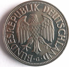 1965 G GERMANY MARK - 1,200 MINTED High Grade Rare PROOF Coin - Vintage Bin #19
