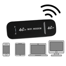 4G LTE Wireless Router WiFi Mobile Broadband Modem USB Dongle Unlocked Black B9