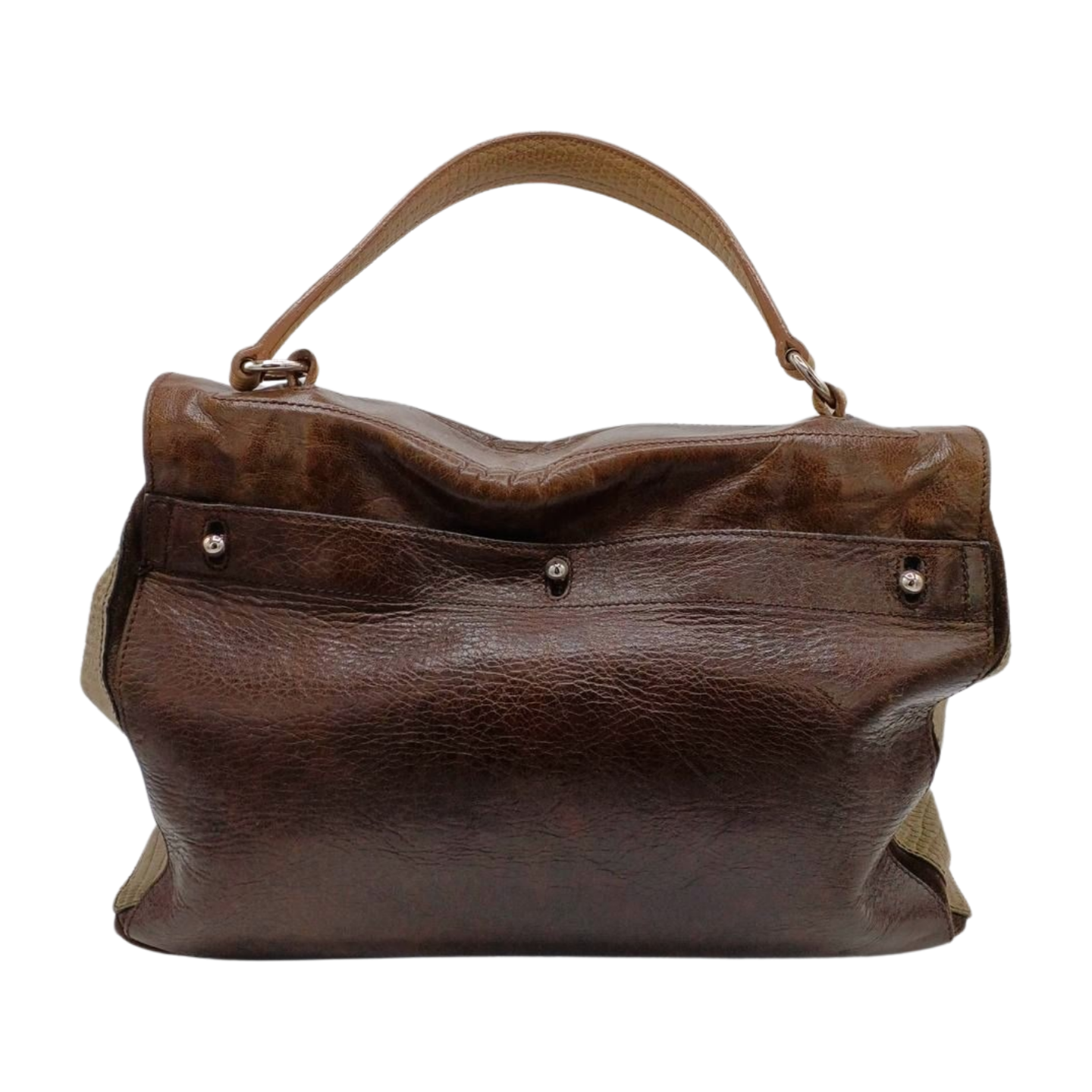 Borsa a mano Yves Saint Laurent M Toe marrone usata