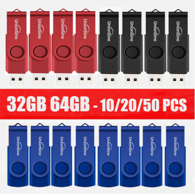 3/5/10/20 Stück 16GB 32GB 64GB USB Flash Drive 2.0 Speichermedien Memory Sticks