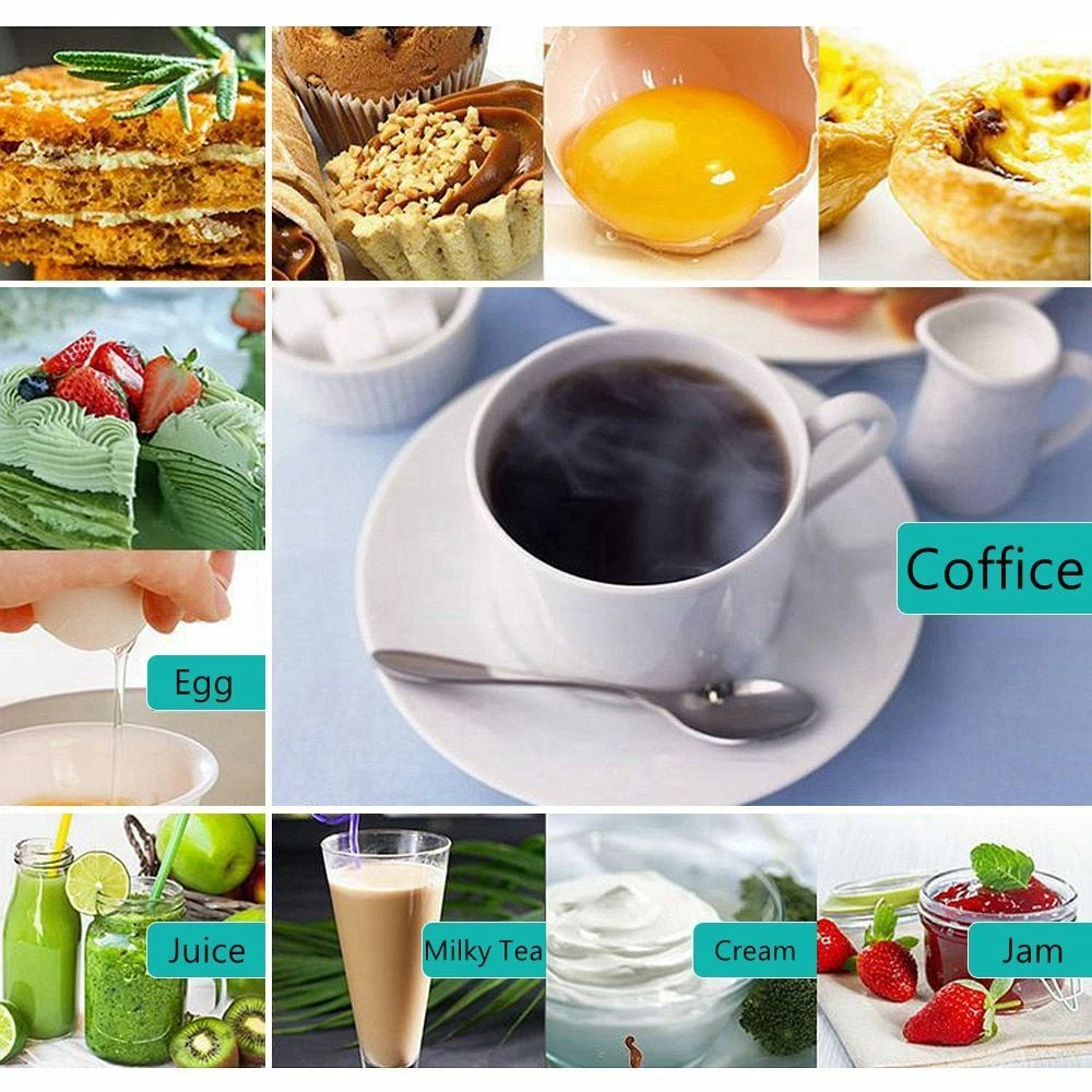 Milk Frother Handheld Foamer Coffee Maker Egg Beater Chocolate/Cappuccino Stirre