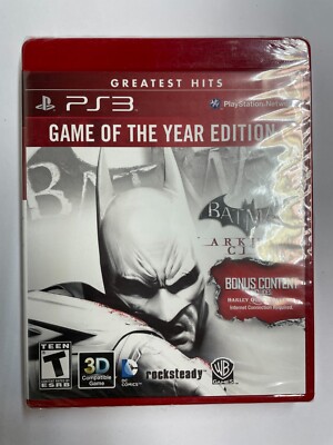 Batman Arkham City Game Of The Year Edition PS3 Brand New Factory Sealed