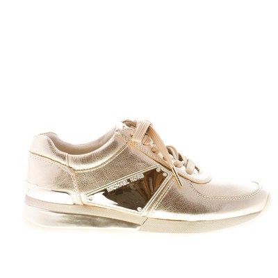 michael kors allie wrap trainer black gold