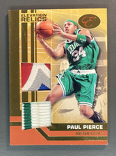 PAUL PIERCE 2007-08 Bowman Elevation Relics Patches Dual Red 4/4