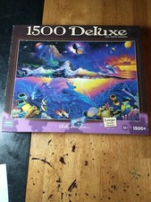  Mega Puzzles 1500 Pieces Deluxe  22.5" x 32.75" Lahana Vision COMPLETE dolphin