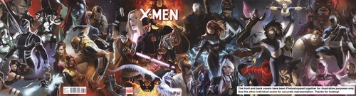 X-Men #7 (2010, Marvel) Djurdjevic Gatefold Promo Poster (kein Comic) Near Mint - Bild 1 von 3