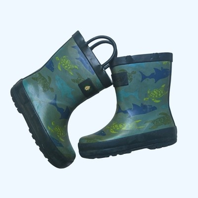 Oakiwear Kinder-Gummistiefel | Wasserdichte Wellington-Schuhe | Größe 37 | Blau