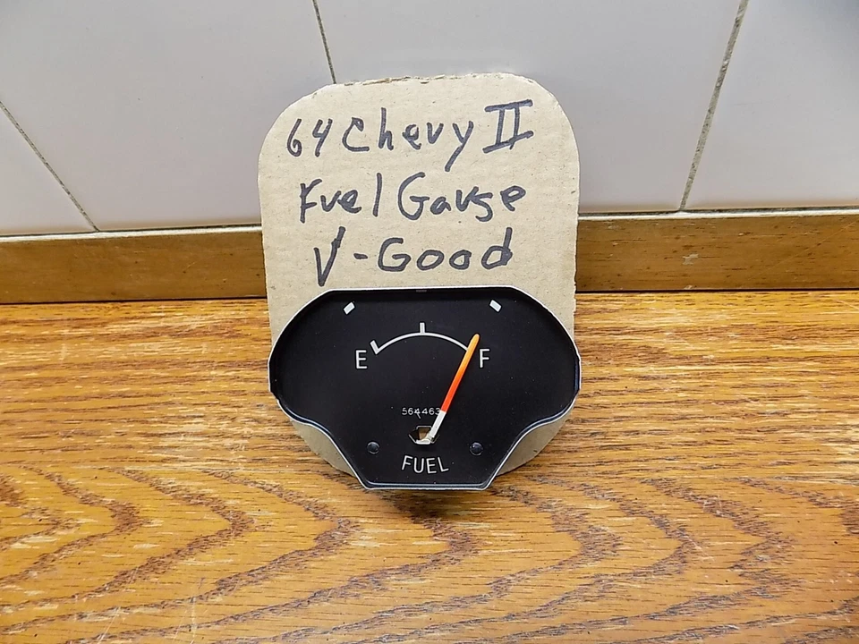 Chevrolet Chevy II 1964 velocímetro medidor de combustible Foto 2 de 4