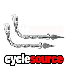 OG Lowrider Classic Bicycle Bike Square Twisted Arrow Muffler Chrome