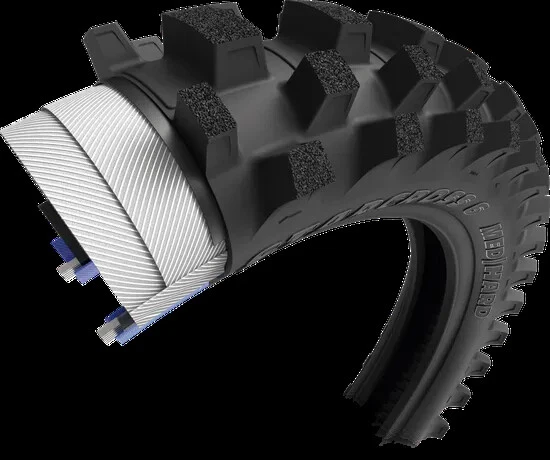 Neumático trasero medio duro Michelin StarCross 6 110/90-19 62M TT KTM 380 MXC 98-02 Foto 3 de 4