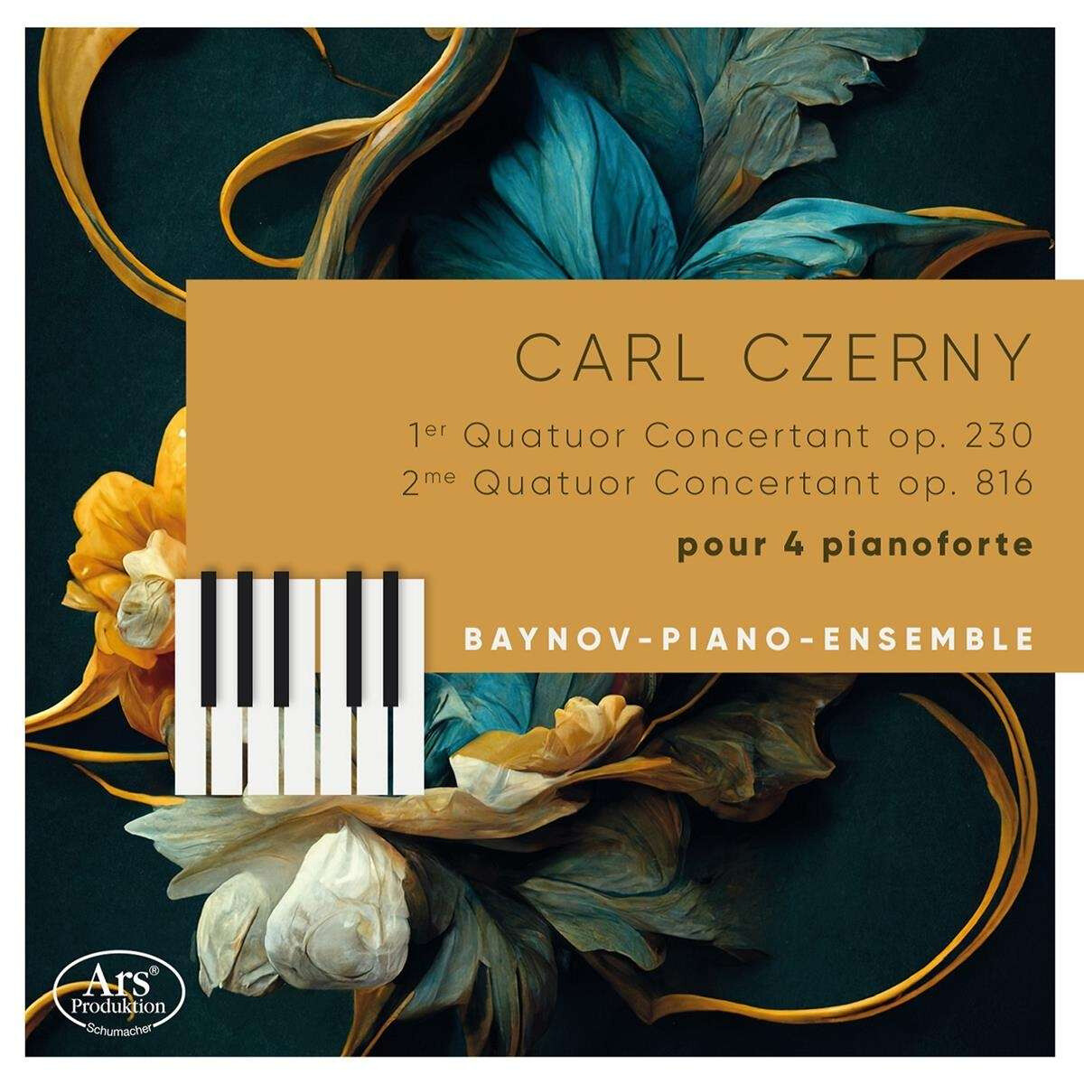 Carl Czerny: Concerting Quartets for 4 Pianoforte (CD)