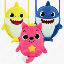 Pinkfong Cute Baby Shark Crossbody Bag Cross Shoulder for Kids Girls Boys Gifts