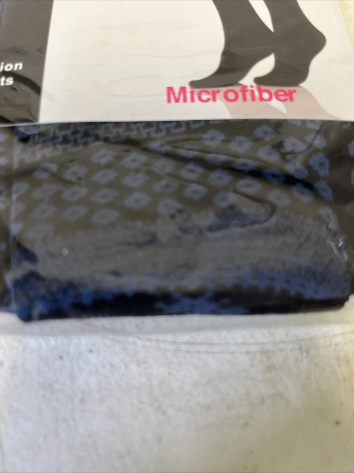 Foot Traffic Women's Blue Microfiber Tights One Size New Style 940 - Image 3 of 4