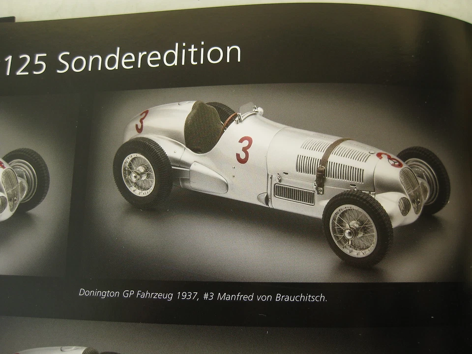 CMC M-115 MERCEDES Silberpfeil W125 1937 Donington # 3 v. Brauchitsch NEU & OVP - Bild 2 von 4