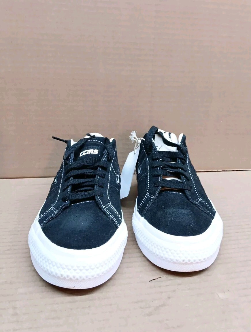 Size 8.5 - Converse One Star Pro Black White Style- 171327c | eBay