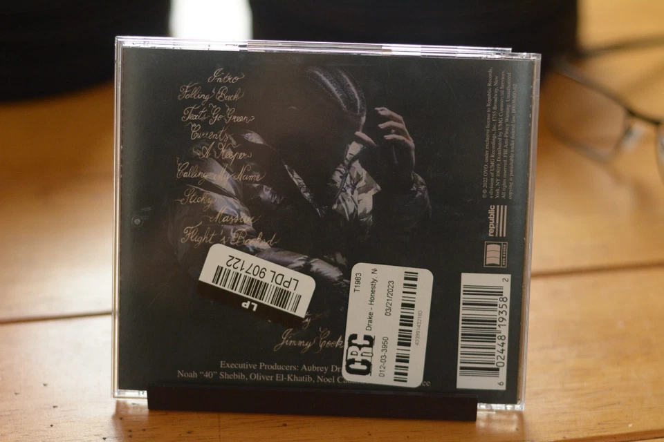 DRAKE CD "HONESTLY NEVERMIND" 2022 OVO **NO COVER ART** [135] - Imagem 2 de 4