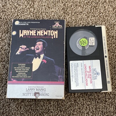 Beta (NOT VHS)  Wayne Newton London Palladium Betamax Tape TESTED