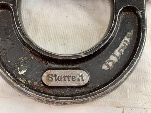 Vintage Starrett No.436 - 1 Zoll Außen Mikrometer Maschinist Handwerkzeug USA - Bild 2 von 9