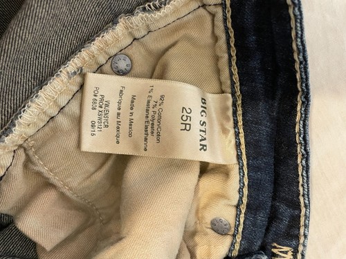 Damen BIG STAR Jenae Style, Low-Rise, Stretch, Skinny Jeans. Gr. 25R - Bild 8 von 8