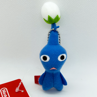 青いキャラクターぬいぐるみ Pikmin Mascot Plush Keychain Blue pikmin Nintendo Tokyo for sale