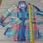 Abercrombie Kids Girls Blue and Pink Button Down Shirt Size M — photo 5