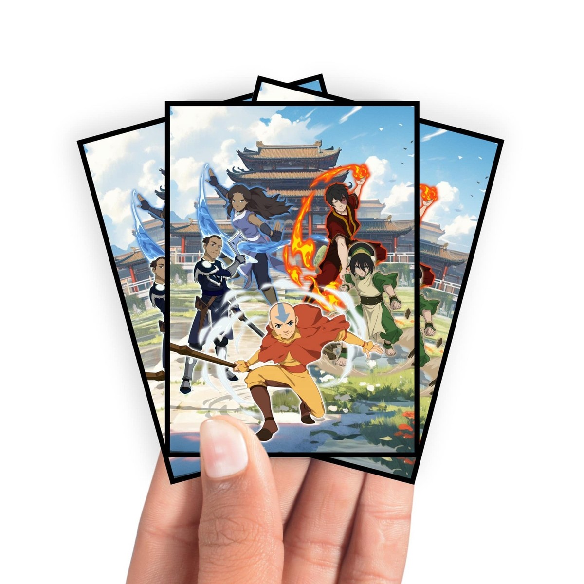 avatar mtg card sleeves Amazon.com: Avatar The Last Airbender Premium Card Sleeves | 100 Oversized  Sleeves Fit Standard Size Playing & Collector Cards main image 1
