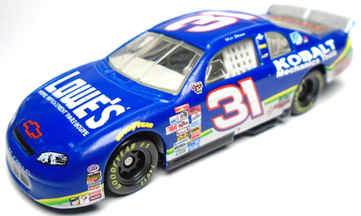 #ad 1999 NASCAR MIKE SKINNER CHEVY MONTE CARLO LOWE#x27;S 31 BLUE 3 1 8quot; RACE CAR 1:64 $14.99