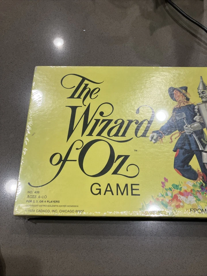 Cadaco el Mago de Oz Juego de Mesa Edición 1974, Sellado Completo TOTALMENTE NUEVO Foto 2 de 3