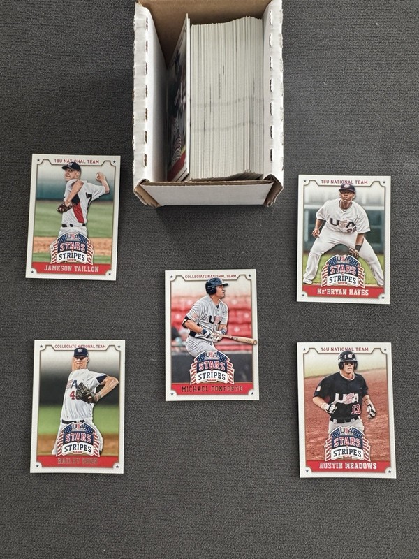 2015 Panini USA Baseball Stars & Stripes Lot of 79 Hayes Conforto Taillon NM-MT
