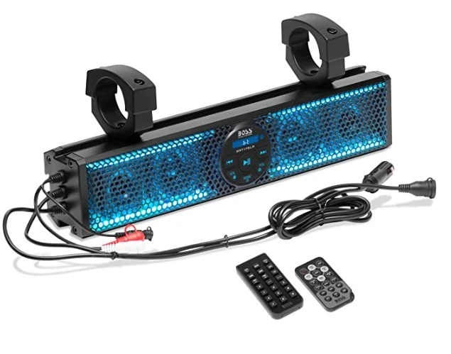 Boss Audio BRT17SLR Barra de Sonido Delgada Bluetooth 17" PowerSports UTV IPX5 + Control Remoto Foto 3 de 3