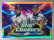 2025 Topps Cosmic Chrome Ichiro Ken Griffey Jr. Star Clusters Mariners