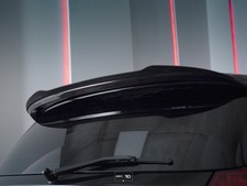 Maxton Design Heckspoiler Lippe für BMW 1er E81 / E87 Facelift Schwarz Hochglanz