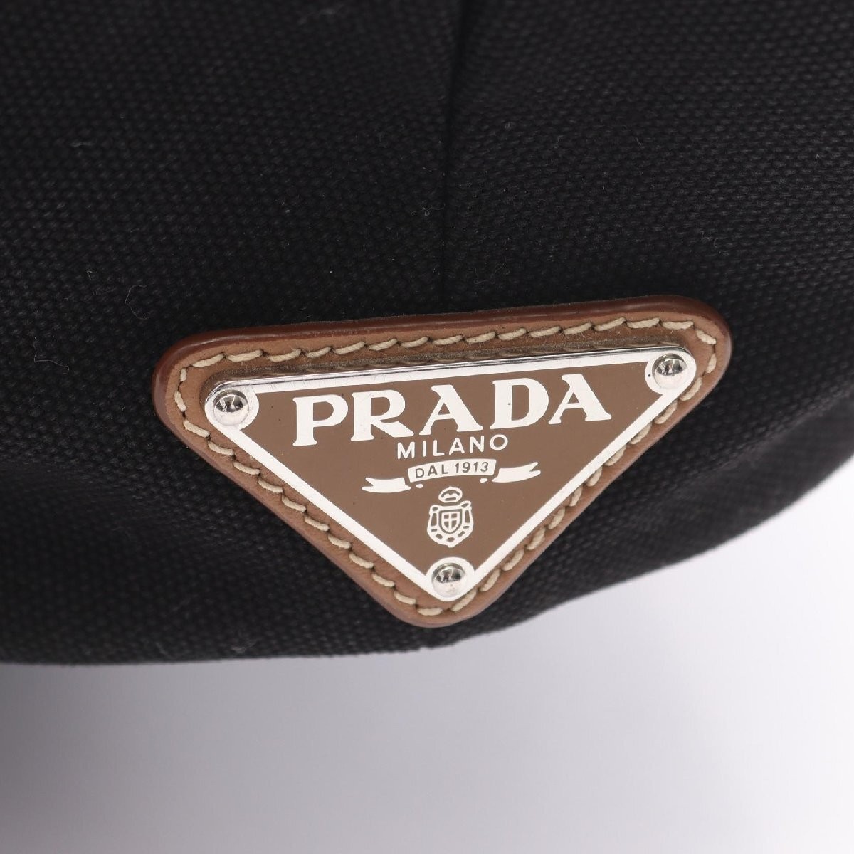 PRADA CANAPA Canvas Handbag Used Ladies from japan thumbnail 5