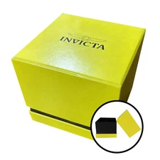 New INVICTA Authentic (1-SLOT) Yellow Watch Box/ Collector Case IPM-555