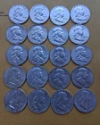 1962 Franklin Half Dollar Roll - 20 90% Silver Franklin Halves