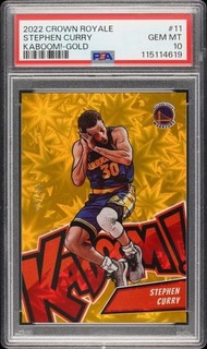 2022 Crown Royale Stephen Curry KABOOM! GOLD #11