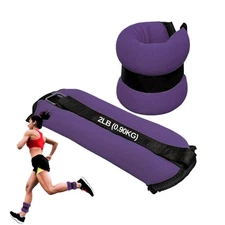 FUXION Adjustable Ankle Weights 1.5/2.0/2.5 lbs Pair, Fully Adjustable for An...