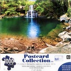 Tropical Jungle Waterfall 1000 Piece Jigsaw Puzzle Lake River Beautiful Scenery