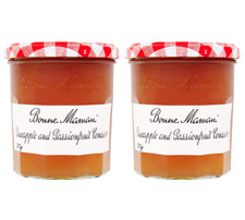 Bonne Maman Pineapple Passion Fruit Conserve Jam 370g PACK OF 2
