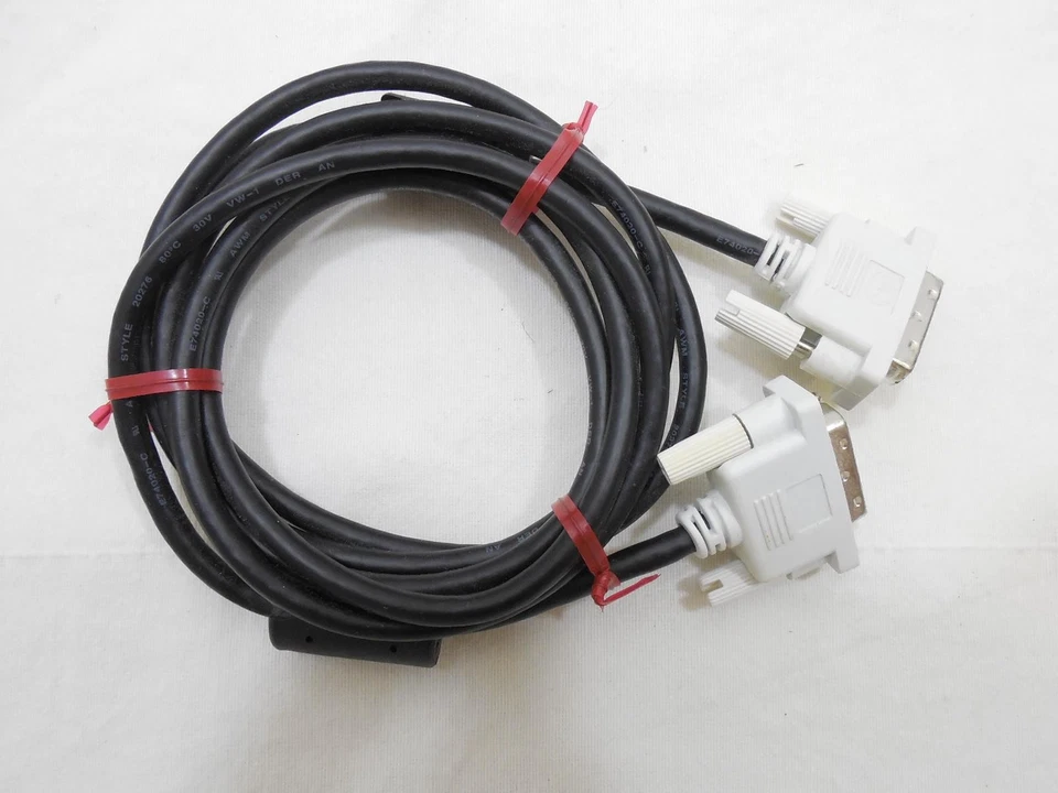 6 Feet DVI-D DVI Dual Male to Male Monitor LCD HDTV Project Shuttle D Cable Cord - Image 2 of 4