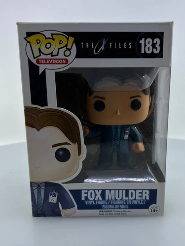 Funko POP! Television X-Files Fox Mulder #183 Vinyl Figure DAMAGED BOX SEE PICS