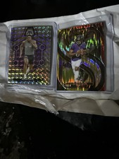 Lamar Jackson Prizm +Adisa Isaac Mosaic Rookie Card Lot Ravens MVP Shine Panini