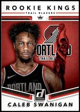 2017-18 Donruss #15 Caleb Swanigan Rookie Kings E1