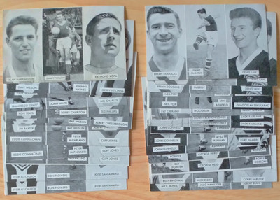 DC Thomson (The Victor) Cup Tie Stars Of All Nations 1962 Uncut Choose Yours