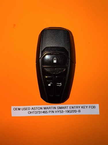 2023 ASTON MARTIN VANTAGE KEY FOB USED HY53-19G220-B 5929215 OHT3731465 ...