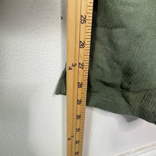 Mason & Belle Jumpsuit Womens Small Green Gauzy Wide Leg Coconut Girl Summer - Picture 4 of 10