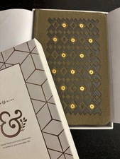 Archer & Olive A6 Journal! 192 White dot grid pgs. Embossed, stamped cover. RARE